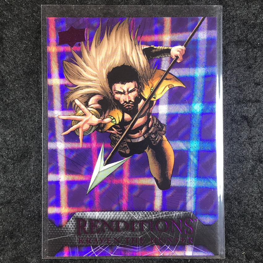 2024 Marvel Renditions Spider-Man KRAVEN THE HUNTER Kingpin Purple Tie 37/99 #45