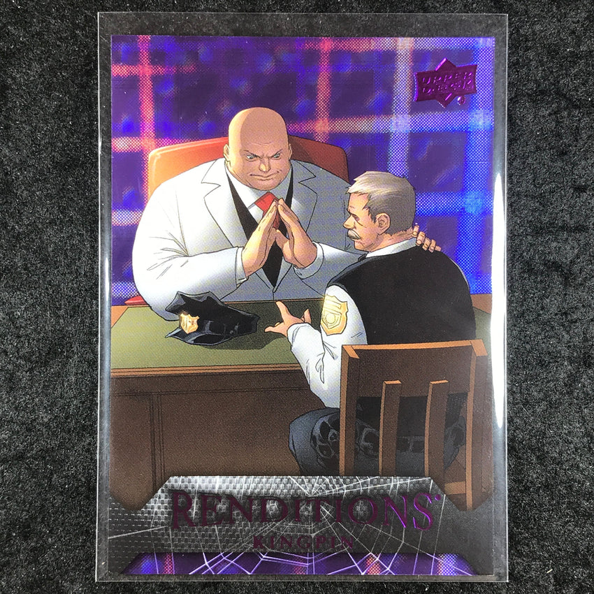 2024 Marvel Renditions Spider-Man KINGPIN Kingpin Purple Tie 40/99 #47