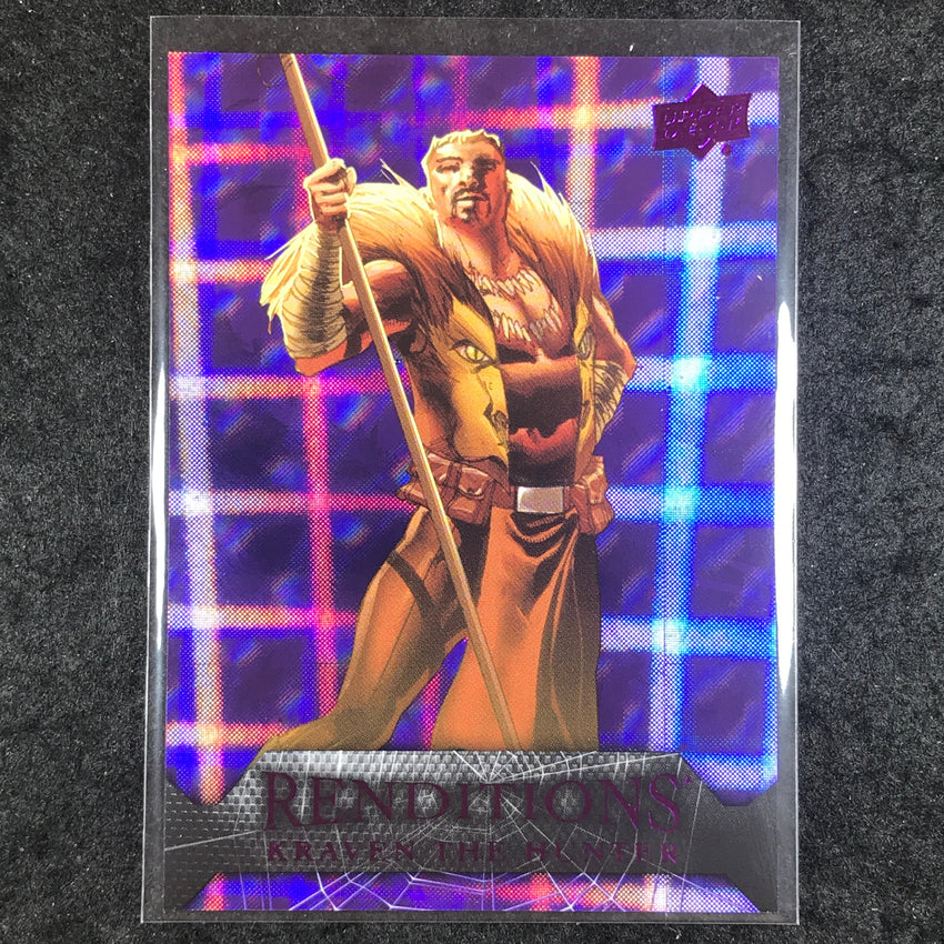 2024 Marvel Renditions Spider-Man KRAVEN THE HUNTER Kingpin Purple Tie 95/99 #54