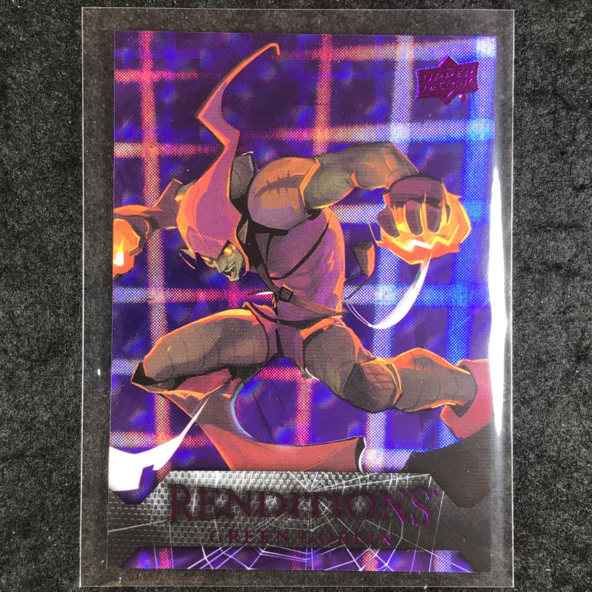 2024 Marvel Renditions Spider-Man GREEN GOBLIN Kingpin Purple Tie 39/99 #72