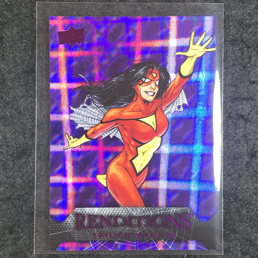 2024 Marvel Renditions Spider-Man SPIDER-WOMAN Kingpin Purple Tie 9/99 #73