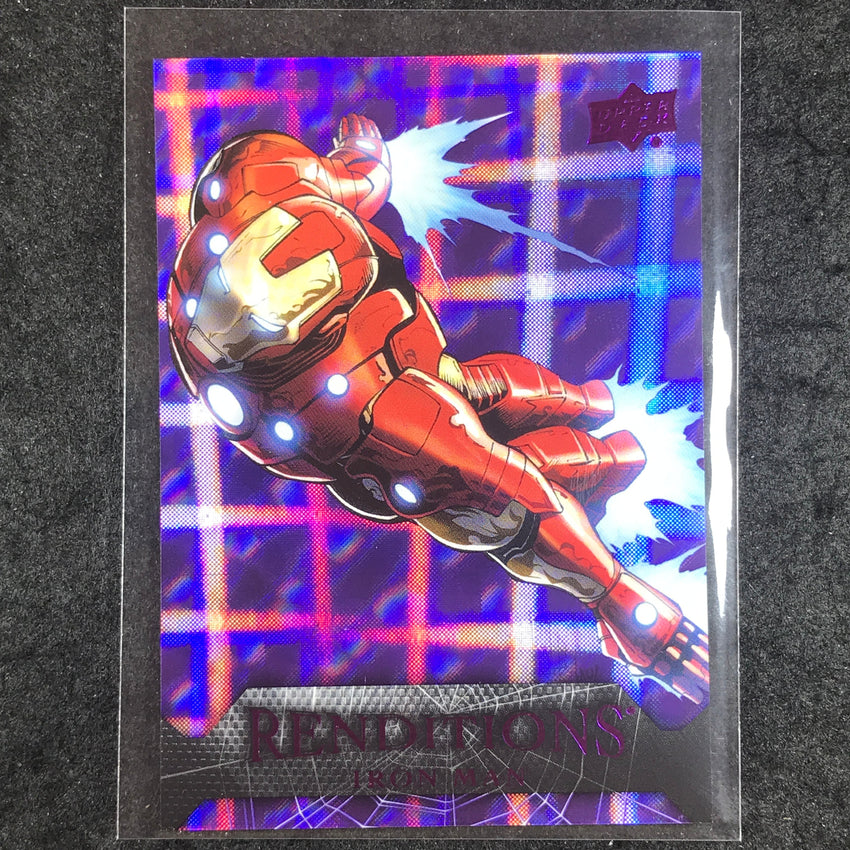 2024 Marvel Renditions Spider-Man IRON MAN Kingpin Purple Tie 56/99 #78