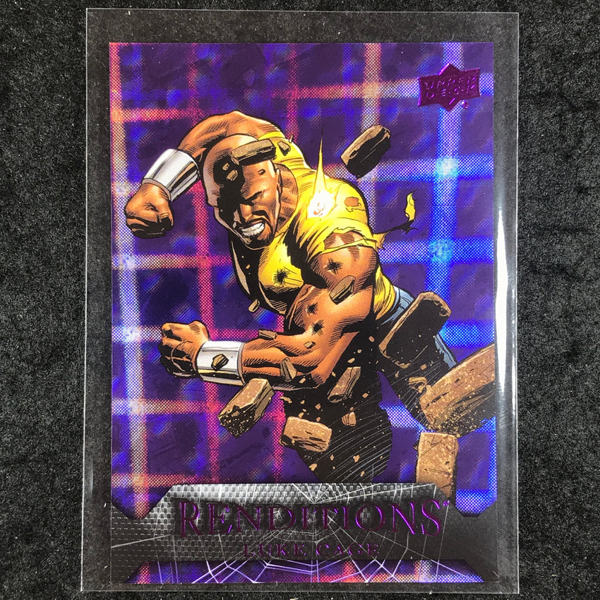 2024 Marvel Renditions Spider-Man LUKE CAGE Kingpin Purple Tie 66/99 #80
