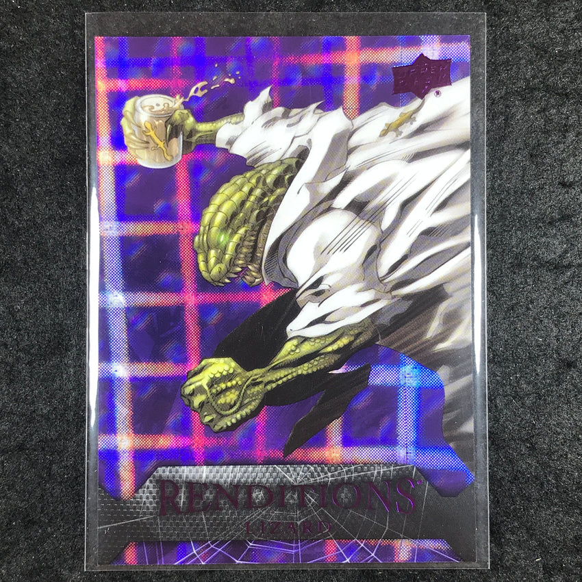 2024 Marvel Renditions Spider-Man LIZARD Kingpin Purple Tie 87/99 #5