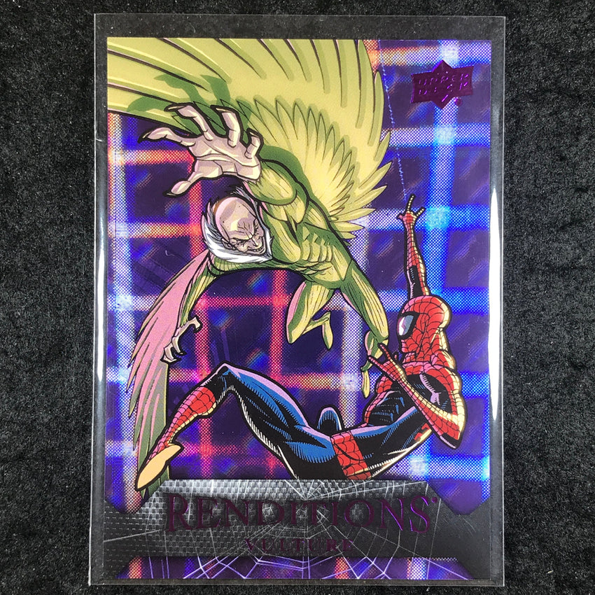 2024 Marvel Renditions Spider-Man VULTURE Kingpin Purple Tie 45/99 #14