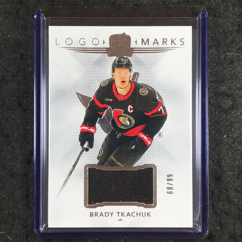 2024-25 The Cup Hockey BRADY TKACHUK Logomarks Jersey Relic 68/99
