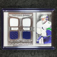 2024-25 The Cup Hockey THATCHER DEMKO Foundations Quad Jersey Relic 39/49