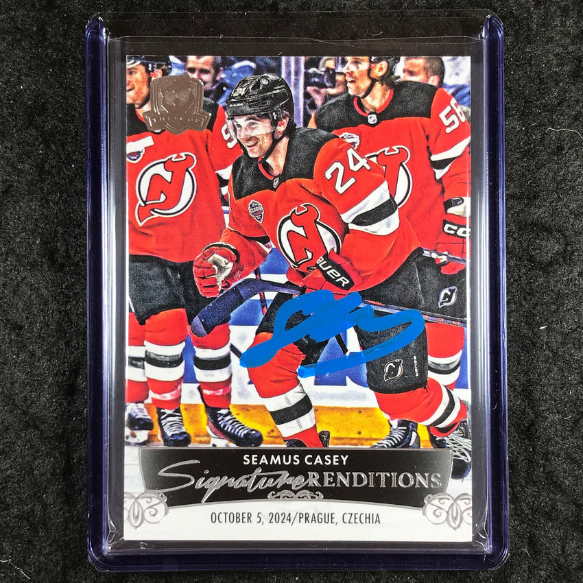 2024-25 The Cup Hockey SEAMUS CASEY Signature Renditions Auto #SR-SC