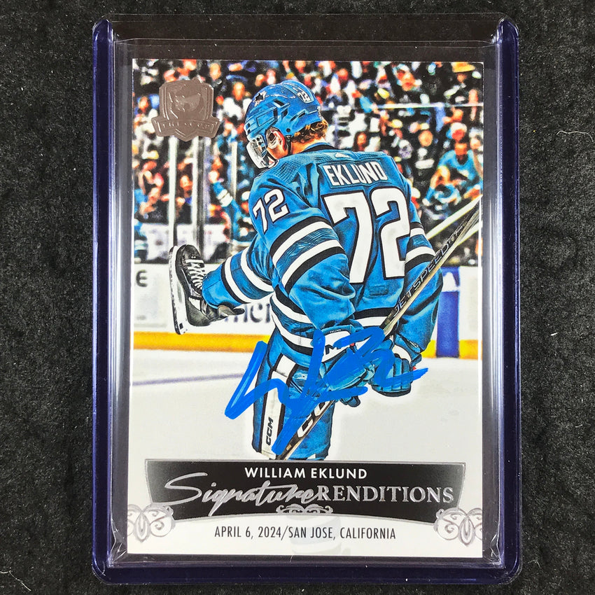 2024-25 The Cup Hockey WILLIAM EKLUND Signature Renditions Auto #SR-WE