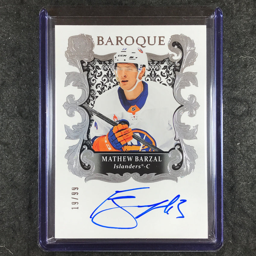 2024-25 The Cup Hockey MATHEW BARZAL Baroque Auto 19/99