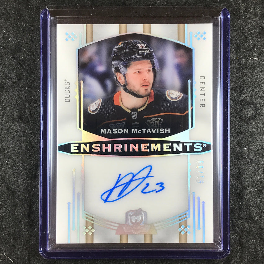 2024-25 The Cup Hockey MASON MCTAVISH Enshrinements Auto 91/99