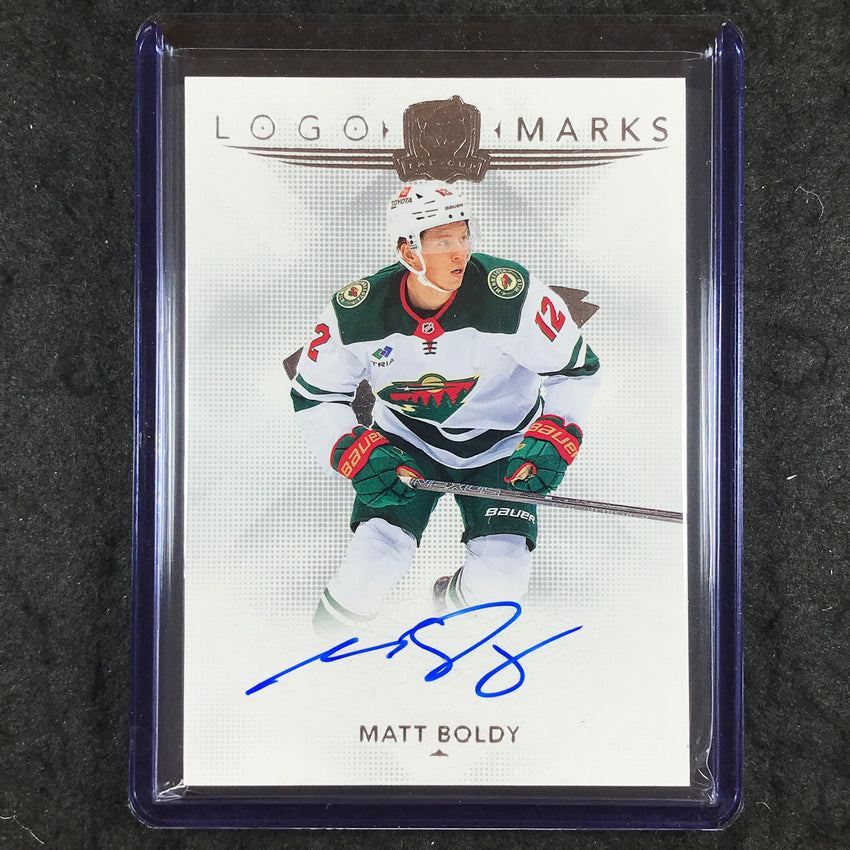 2024-25 The Cup Hockey MATT BOLDY Logomarks Auto #LM-MB