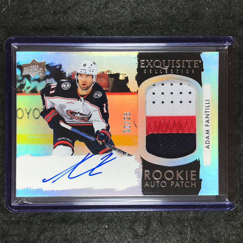 2024-25 The Cup ADAM FANTILLI 23-24 Update Exquisite Rookie Patch Auto 10/25