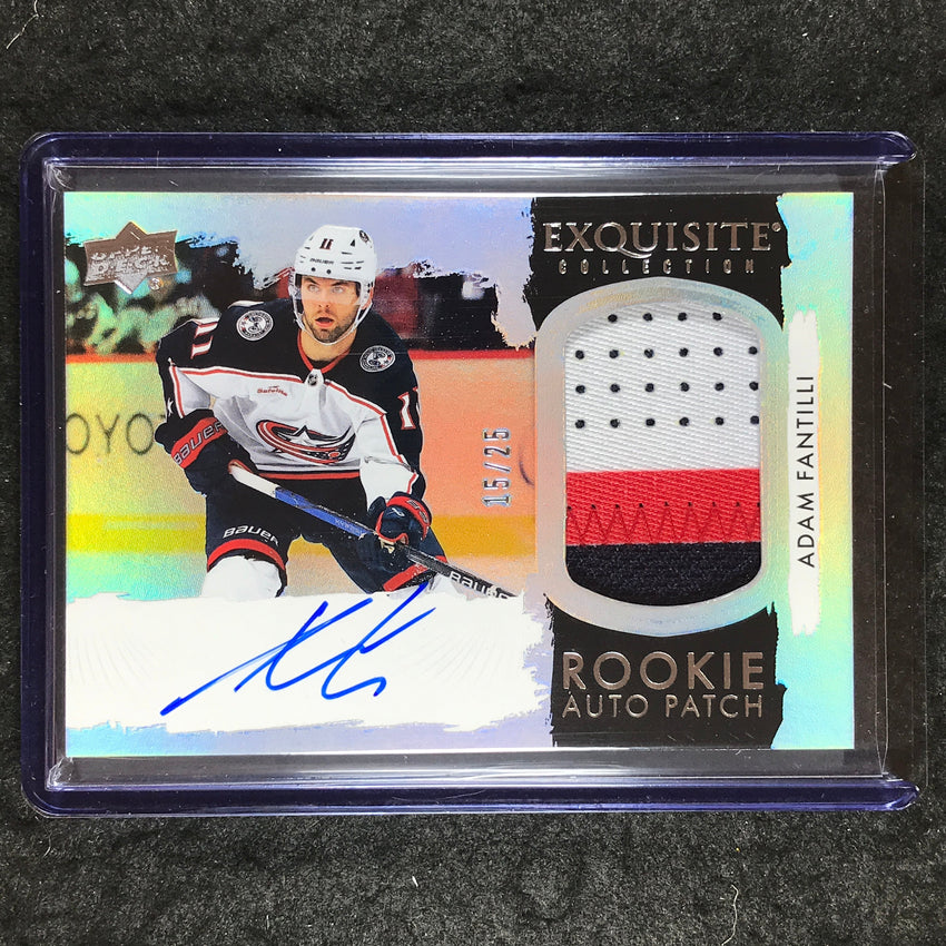 2024-25 The Cup ADAM FANTILLI 23-24 Update Exquisite Rookie Patch Auto 15/25