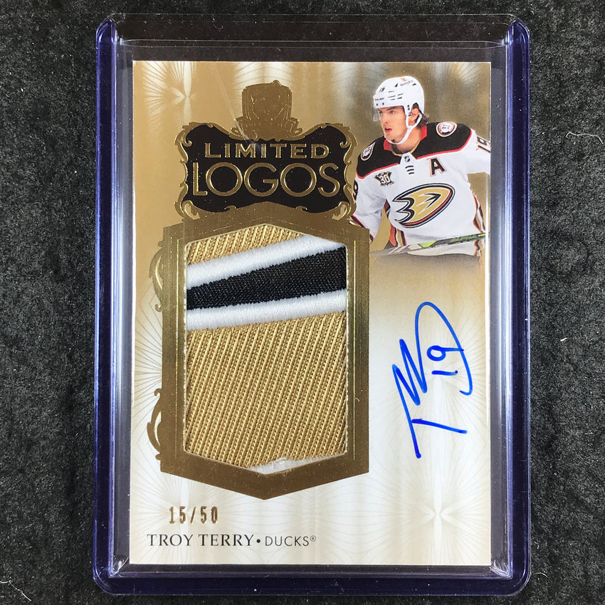 2024-25 The Cup Hockey TROY TERRY 23-24 Update Limited Logos Patch Auto 15/50