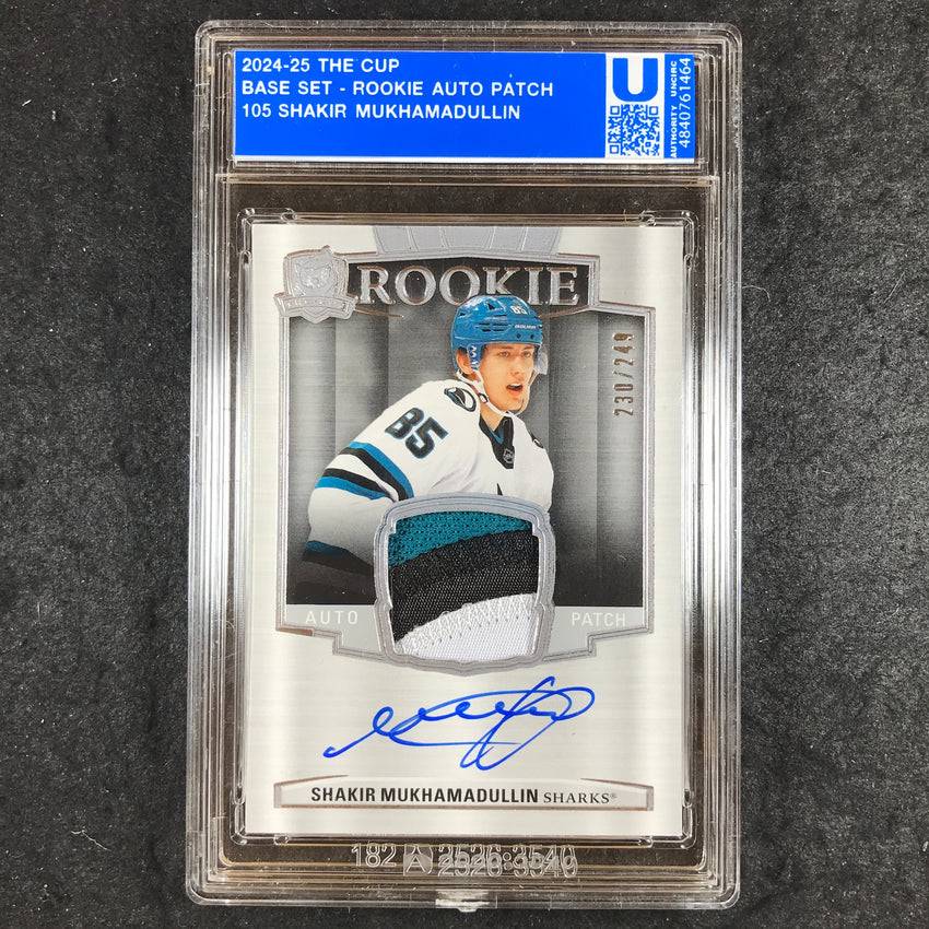 2024-25 The Cup Hockey SHAKIR MUKHAMADULLIN Rookie Patch Auto 230/249 [ENCASED]