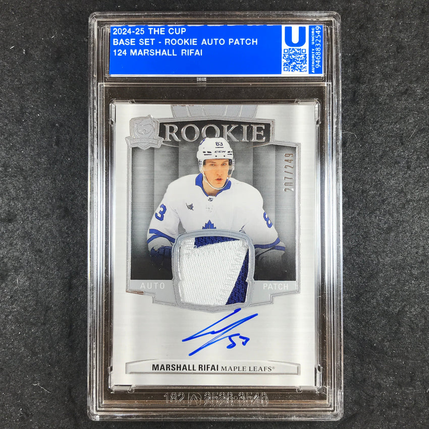 2024-25 The Cup Hockey MARSHALL RIFAI Rookie Patch Auto 207/249 [ENCASED]