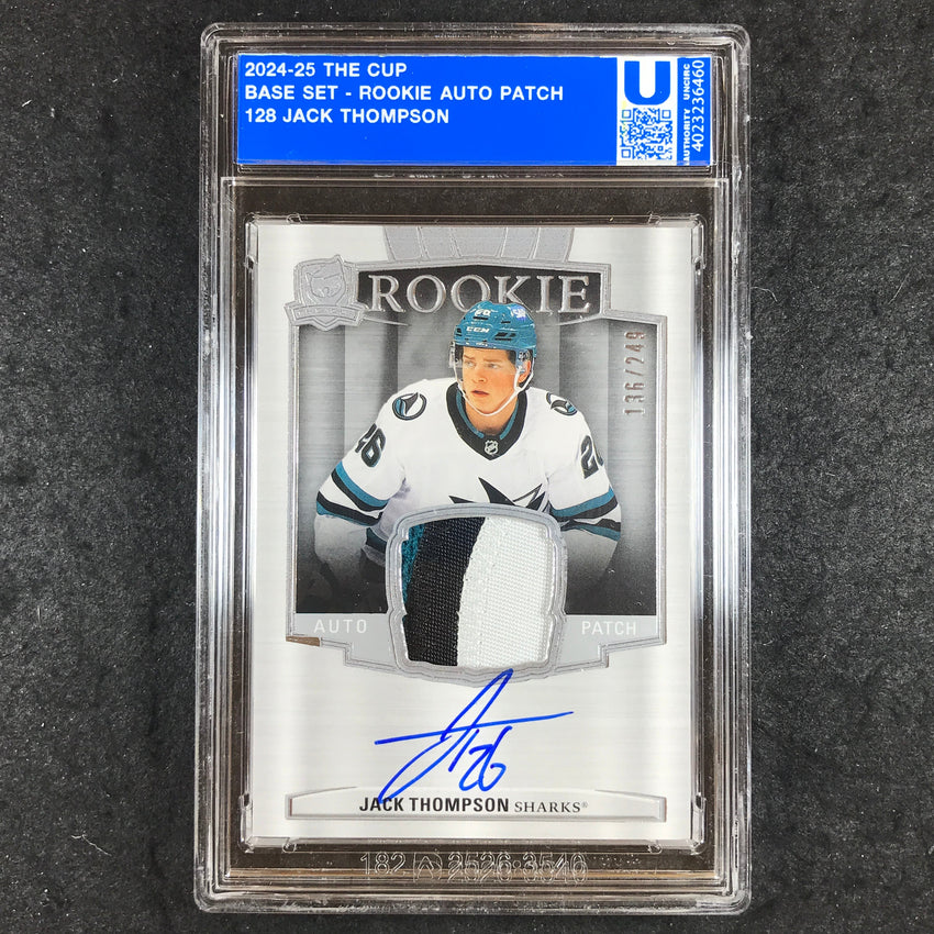 2024-25 The Cup Hockey JACK THOMPSON Rookie Patch Auto 236/249 [ENCASED]