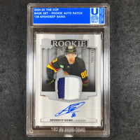 2024-25 The Cup Hockey ARSHDEEP BAINS Rookie Patch Auto 204/249 [ENCASED]