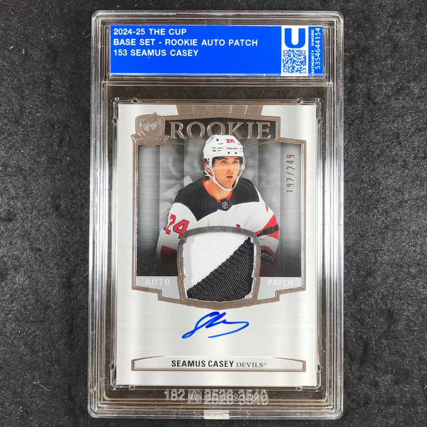 2024-25 The Cup Hockey SEAMUS CASEY Rookie Patch Auto 192/249 [ENCASED]