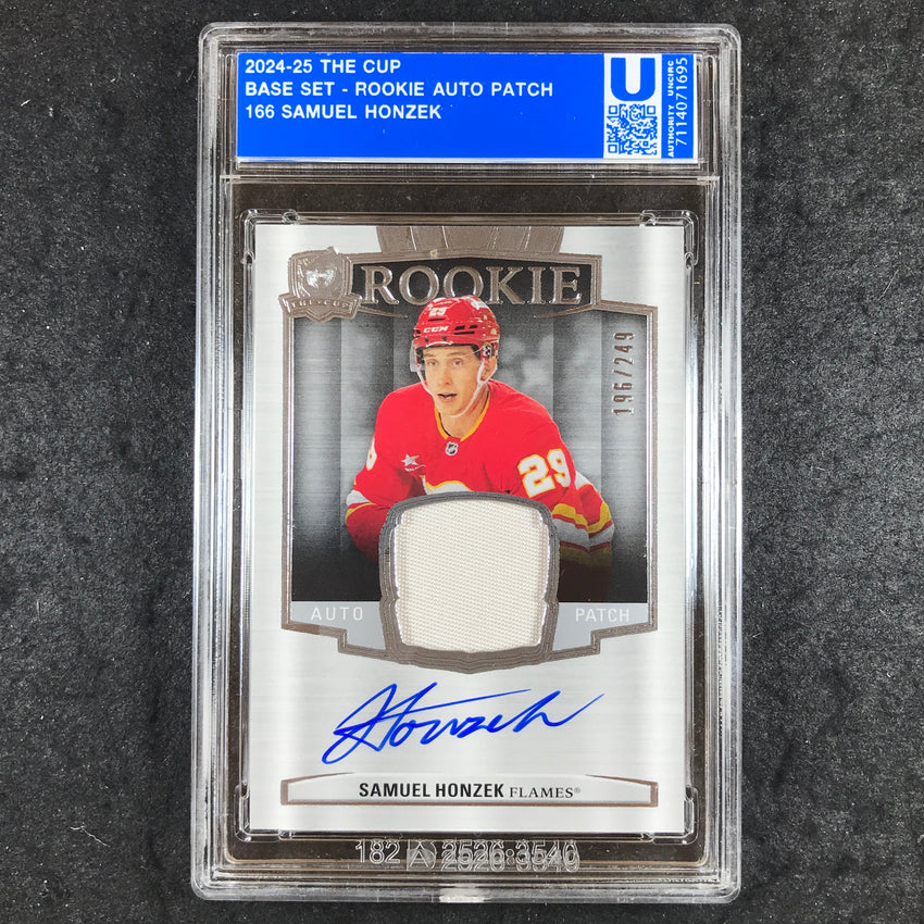 2024-25 The Cup Hockey SAMUEL HONZEK Rookie Patch Auto 196/249 [ENCASED]