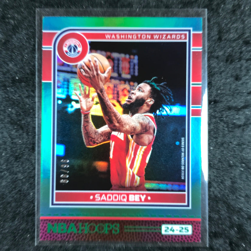 2024-25 Hoops SADDIQ BEY Base Green 96/99 #54