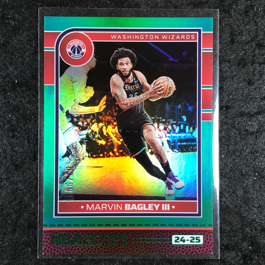 2024-25 Hoops MARVIN BAGLEY III Base Green 2/99 #86
