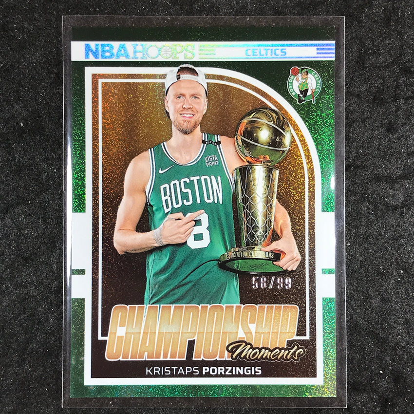 2024-25 Hoops KRISTAPS PORZINGIS Championship Moments Green 58/99 #4