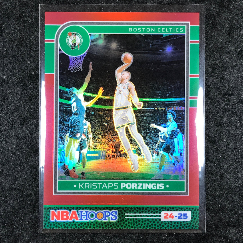 2024-25 Hoops KRISTAPS PORZINGIS Premium Red Prizm 51/99 #9