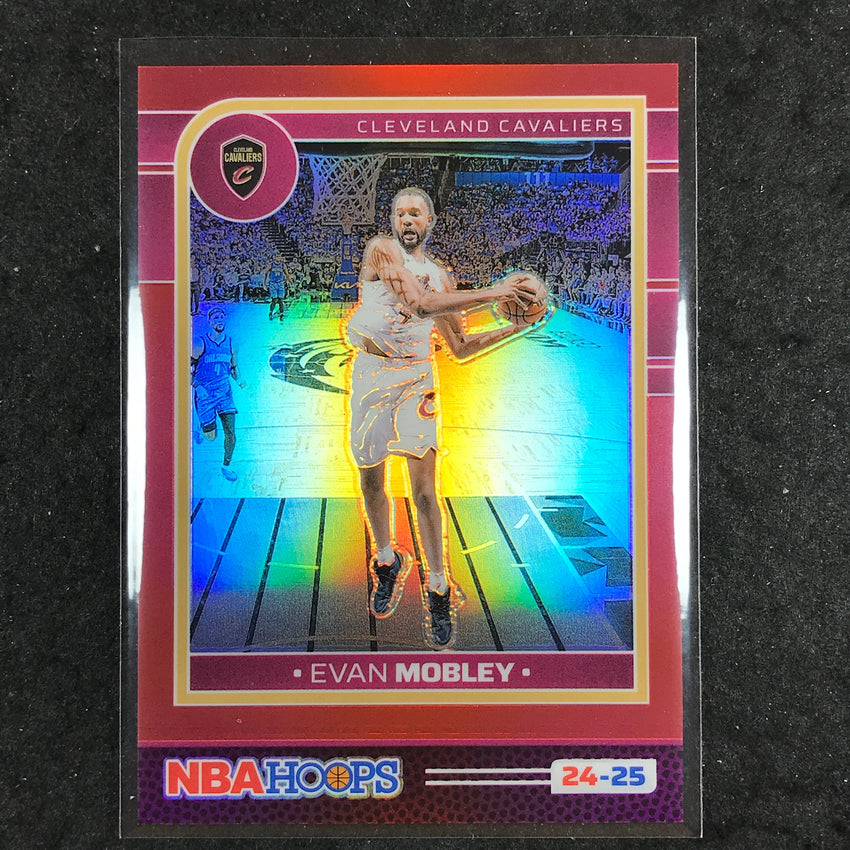 2024-25 Hoops EVAN MOBLEY Premium Red Prizm 78/99 #82