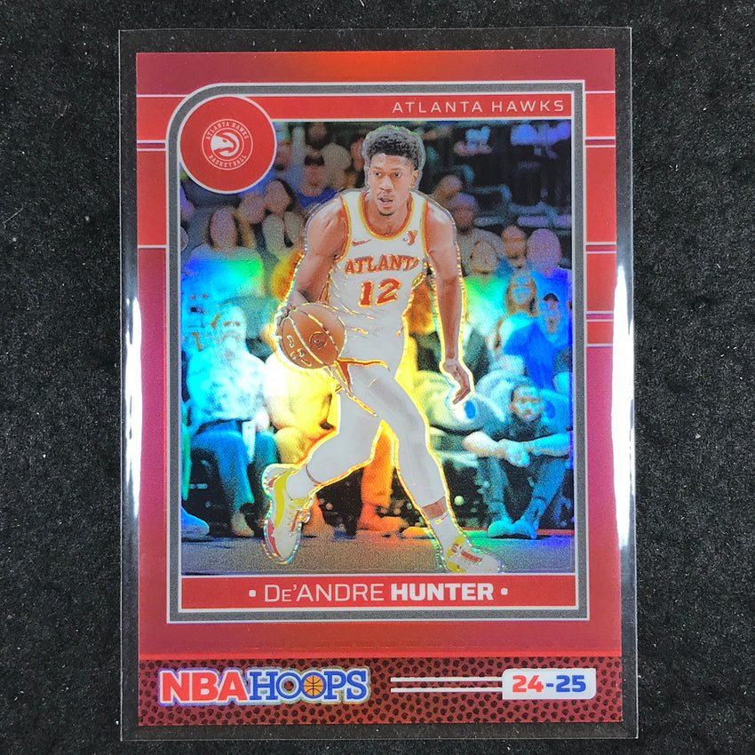 2024-25 Hoops DE'ANDRE HUNTER Premium Red Prizm 9/99 #91