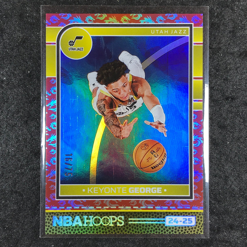 2024-25 Hoops KEYONTE GEORGE Base Dragon Year 16/75 #50