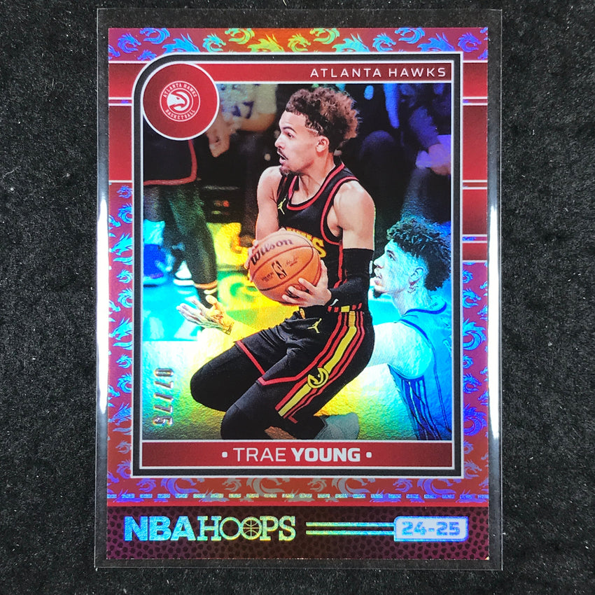 2024-25 Hoops TRAE YOUNG Base Dragon Year 7/75 #85