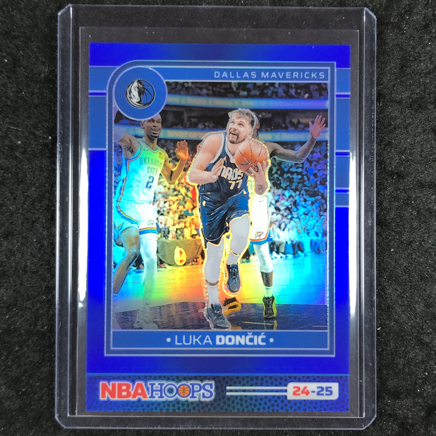 2024-25 Hoops LUKA DONCIC Premium Blue Prizm 1/49 #115
