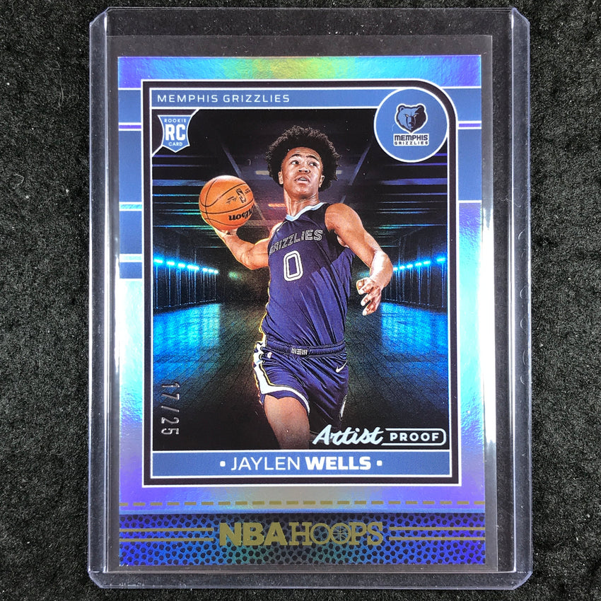 2024-25 Hoops JAYLEN WELLS Rookie Artist Proof 17/25 #269