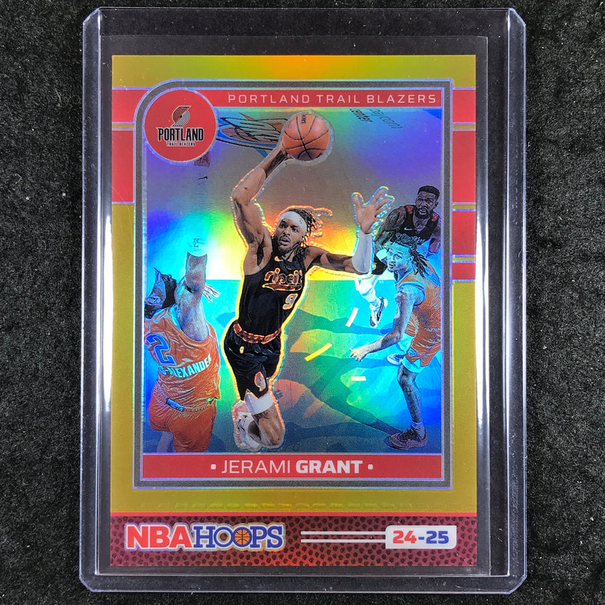 2024-25 Hoops JERAMI GRANT Premium Gold Prizm 5/10 #136