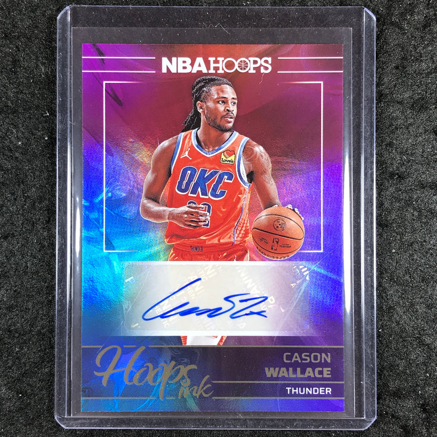 2024-25 Hoops CASON WALLACE Hoops Ink Auto #CWT