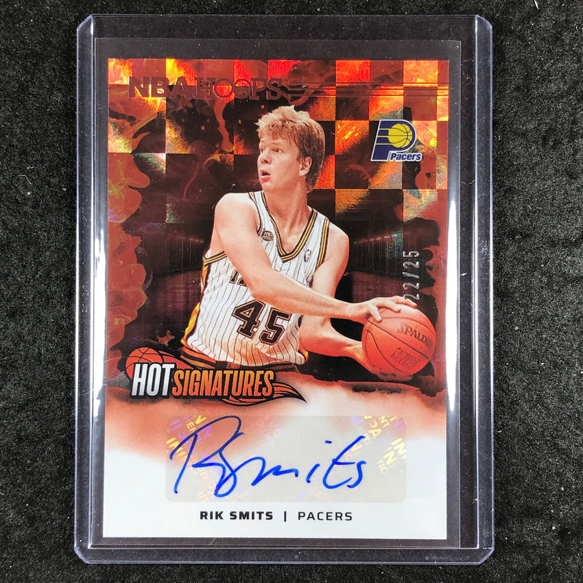 2024-25 Hoops RIK SMITS Hot Signatures Auto Red 22/25