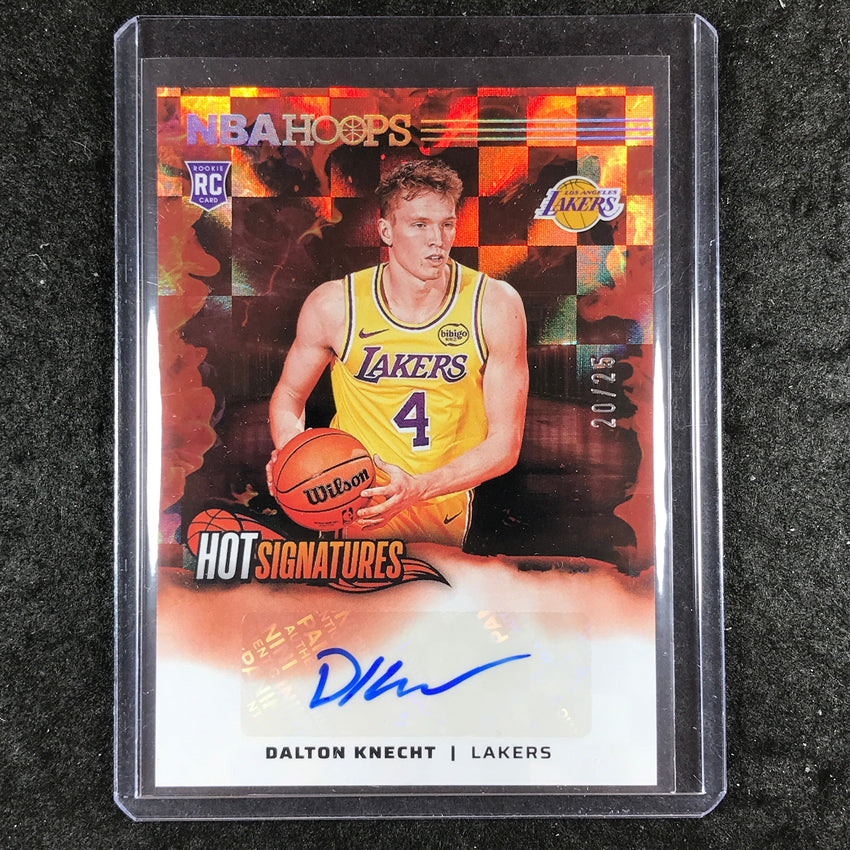 2024-25 Hoops DALTON KNECHT Hot Signatures Rookie Auto Red 20/25