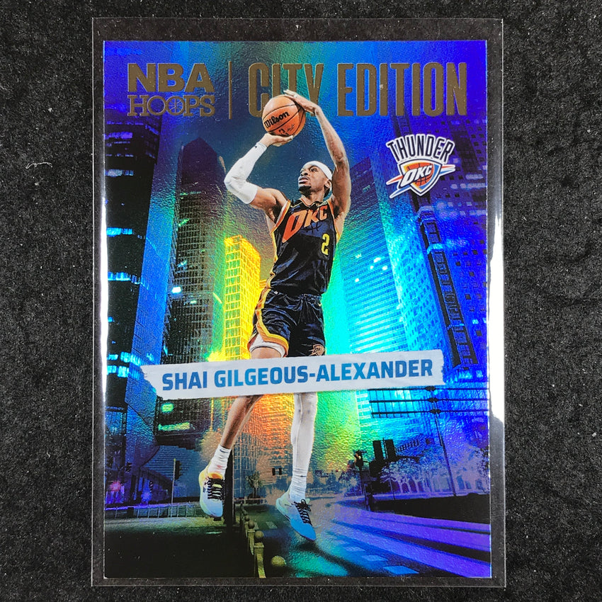 2024-25 Hoops SHAI GILGEOUS-ALEXANDER City Edition Holo #16