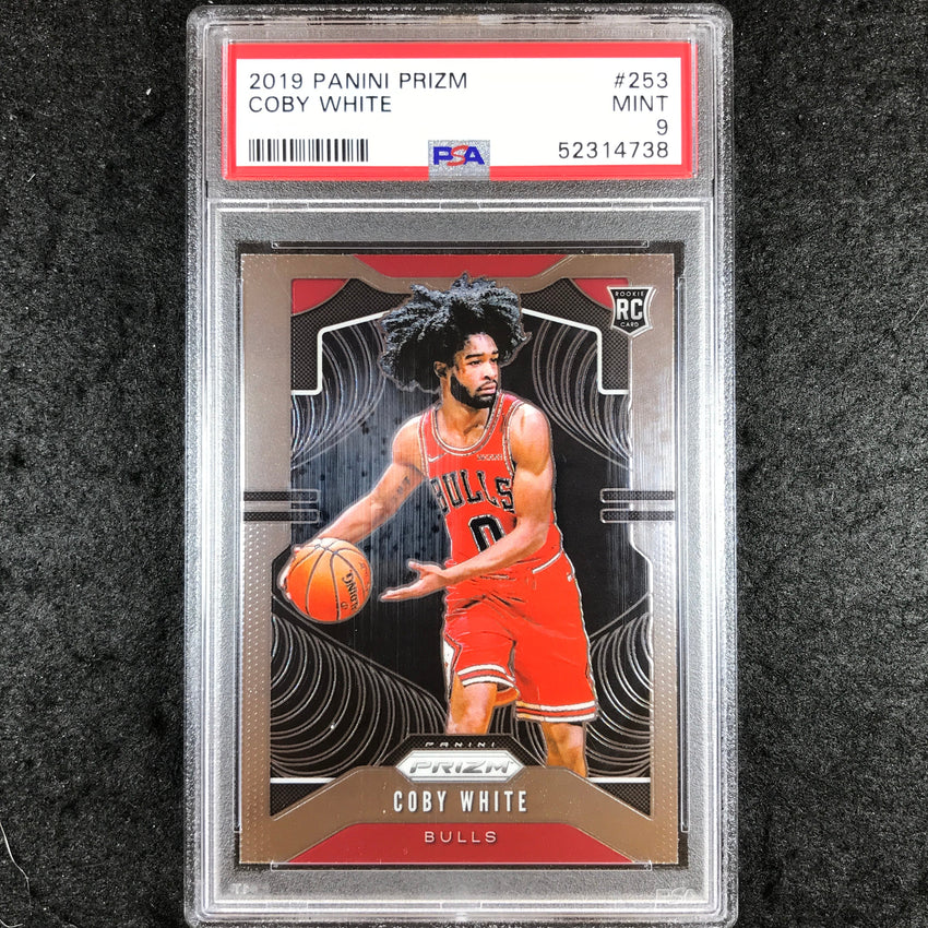 2019 Prizm COBY WHITE Rookie Base #253 PSA 9 (738)