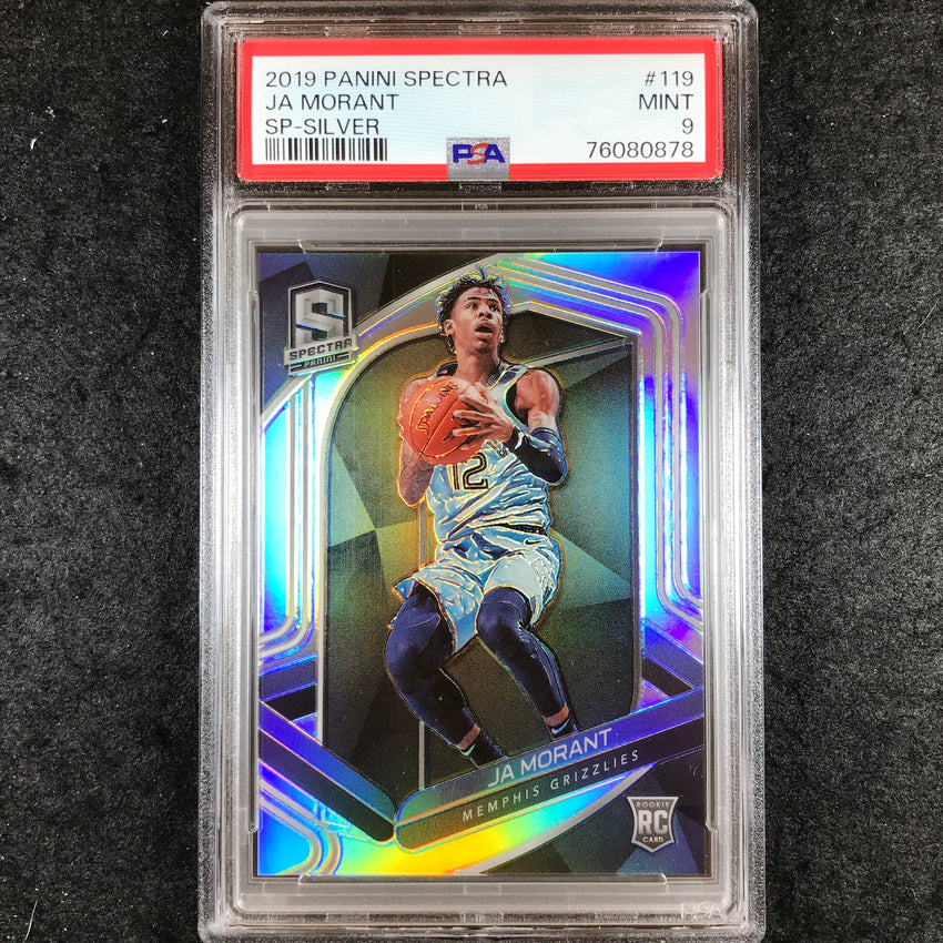 2019 Panini Spectra JA MORANT Sp-Silver #119 PSA 9 (878)