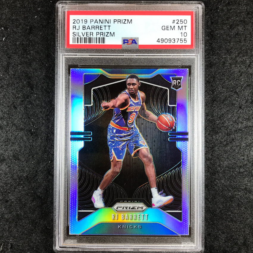 2019 Prizm RJ BARRETT Rookie Silver #250 PSA 10 (755)