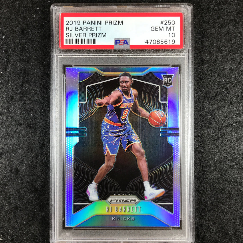 2019 Prizm RJ BARRETT Rookie Silver #250 PSA 10 (619)