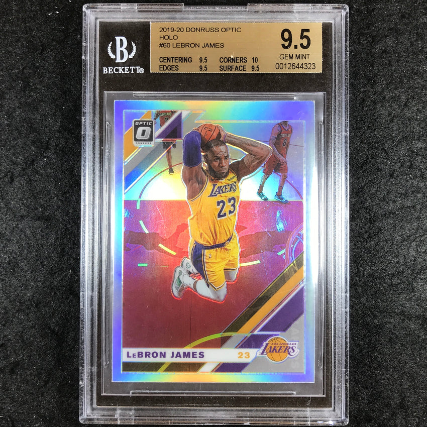 2019 Optic LEBRON JAMES Holo #60 BGS 9.5 (323)