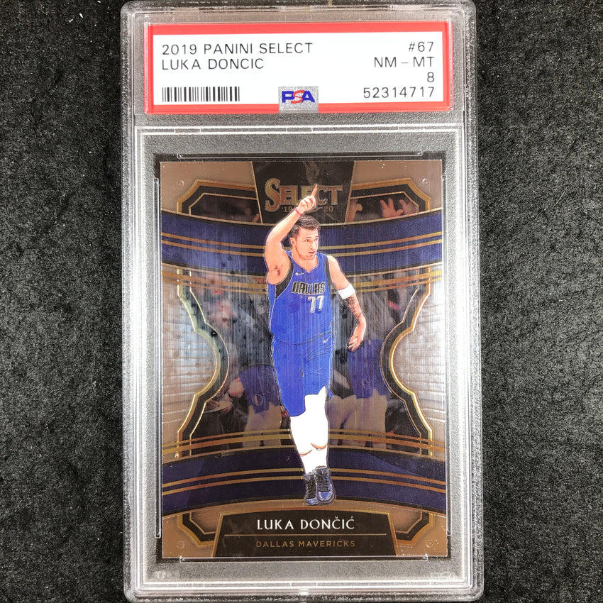2019 Panini Select LUKA DONCIC Base #67 PSA 8 (717)