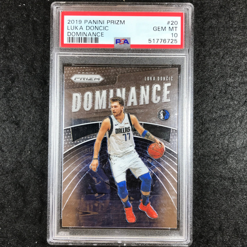 2019 Panini Prizm LUKA DONCIC Dominance #20 PSA 10 (725)