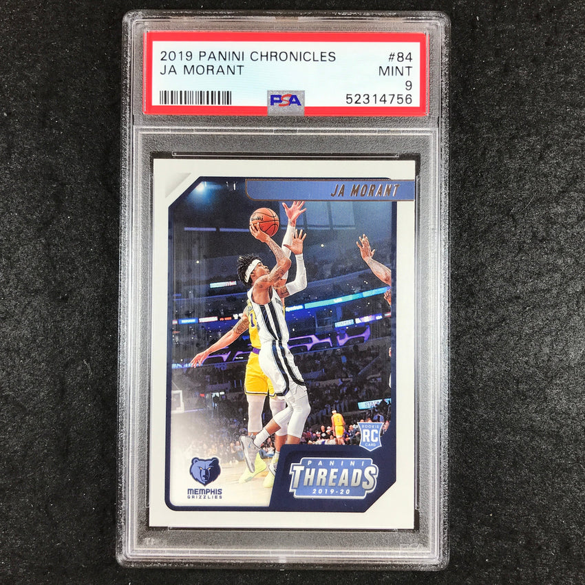 2019 Panini Chronicles JA MORANT Rookie #84 PSA 9 (756)