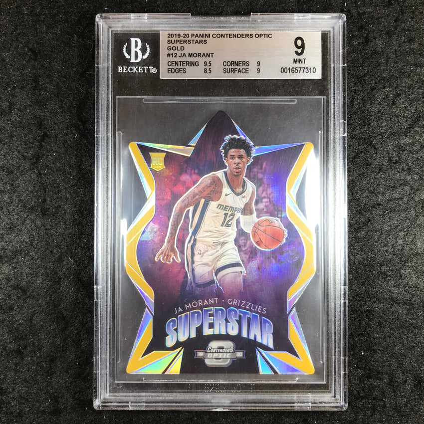 2019 Panini Contenders Optic JA MORANT Rookie Superstars #12 BGS 9 (310)