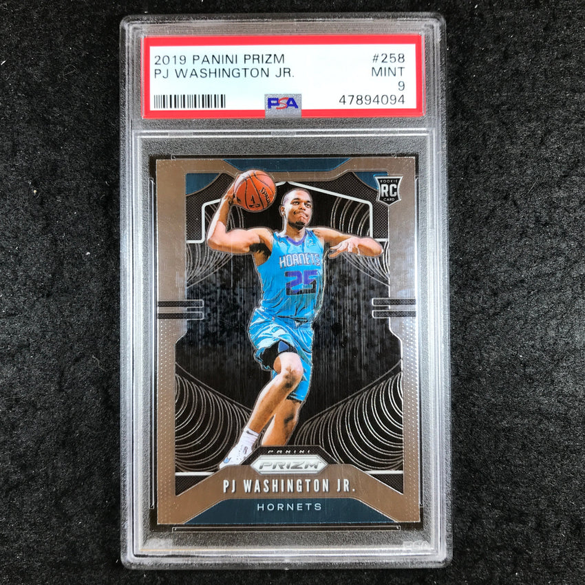 2019 Panini Prizm PJ WASHINGTON JR. Rookie Base #258 PSA 9 (094)